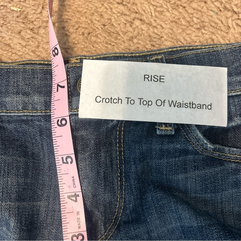 7 For All Mankind | Straight Leg Dark Wash Jeans Women’s Size 26 - Picture 12 of 13